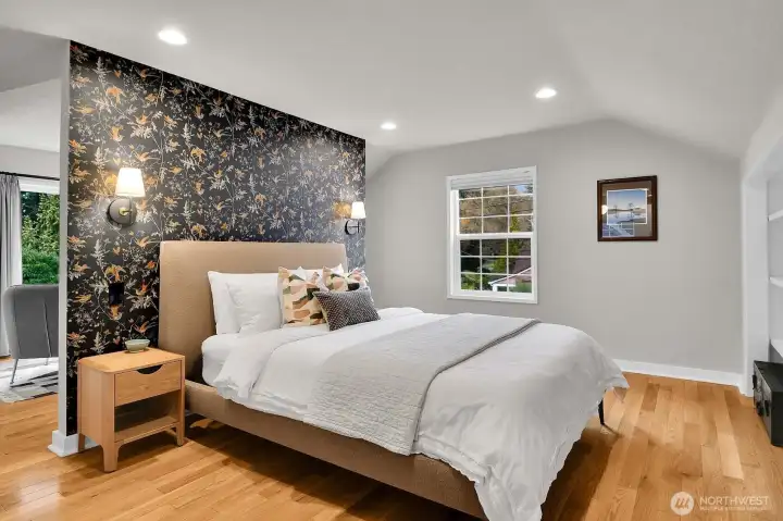 The primary suite has been completely reimagined.