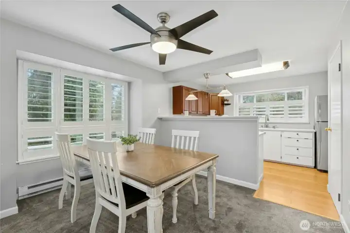 Upgraded window shutters stay with home