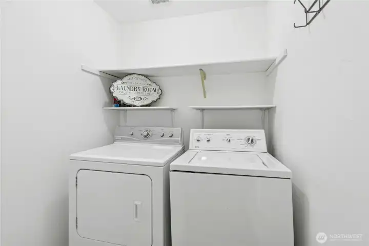 In-Unit laundry area