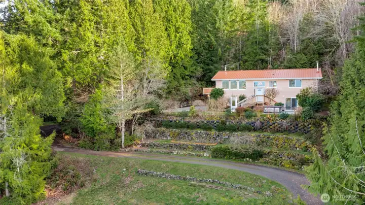 Terraces provide a great place to garden. Terraces provide a great place to garden.
