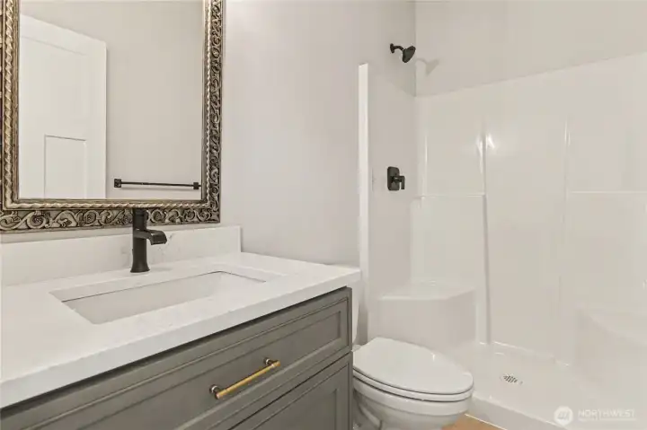 Main level half bath Main level half bath