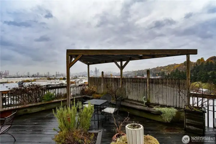 Rooftop Deck with incredible views