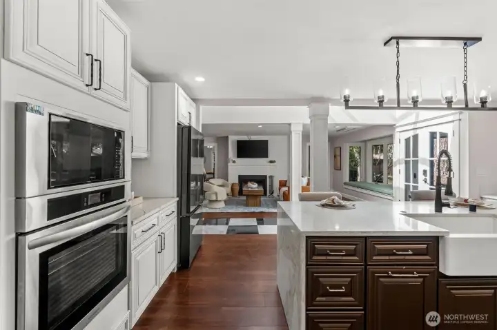 New appliances with plenty of storage