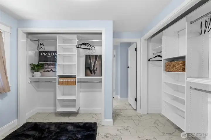 Custom cabinetry and storage