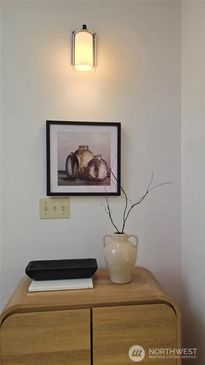 Welcoming foyer. The interior of the home was newly painted this spring.