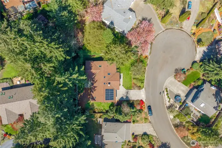 Great location on a quiet cul-de-sac with no through traffic