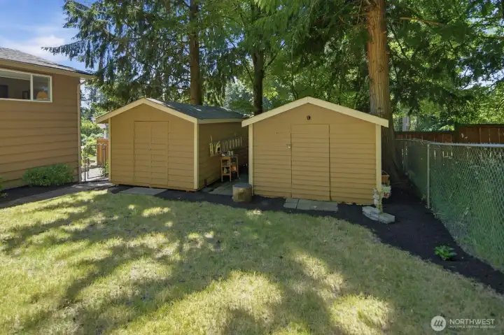 Two Outbuildings with power Two Outbuildings with power