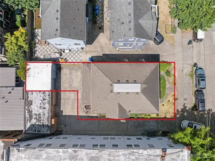 Property lines.
