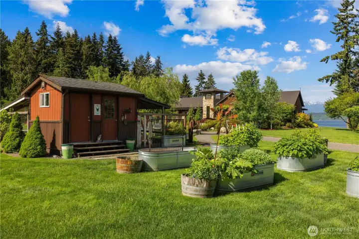 Your own private waterfront park, or FARM! Tour de Chicken Coup Grand Price Winner here!