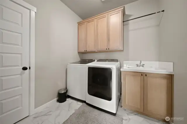 Laundry-Mudroom with garage entry