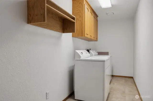 Huge utility room that is located just off the kitchen!