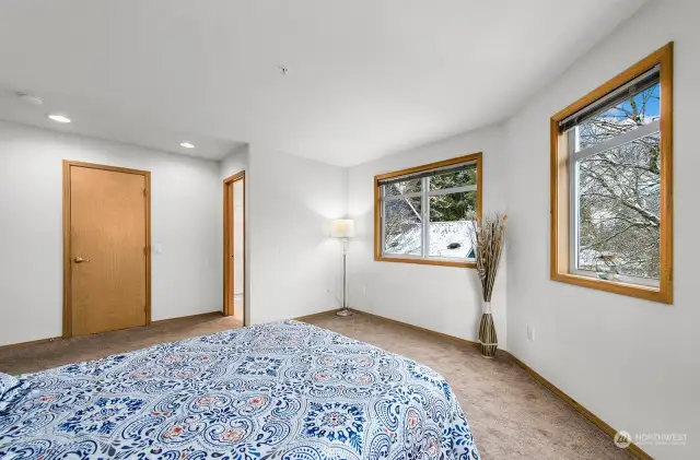 View of the Primary Bedroom showing the walk-in closet.