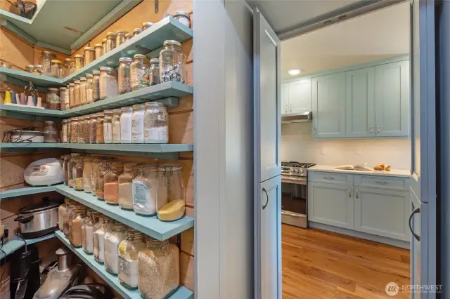 Main Kitchen pantry and bath behind