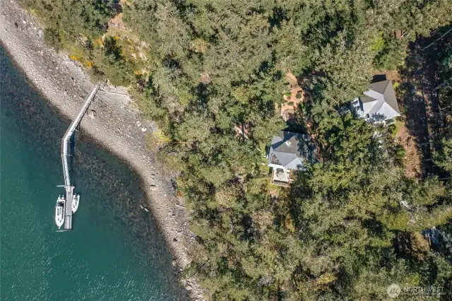 Main house and detached garage and studio