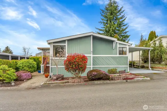 Gated Community offers a great location from the Entrance & the Clubhouse!