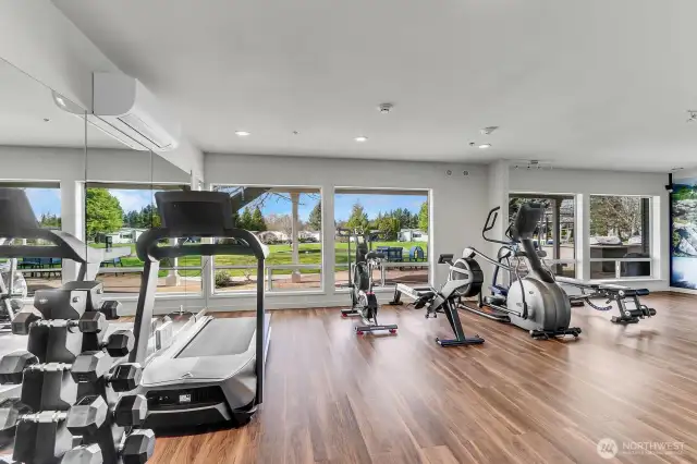 Excercise Room that opens to the Outdoor Entertaining Area!