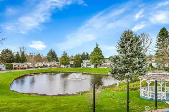 Community Park with the Pond for Enjoying!
