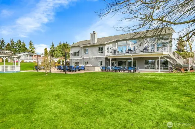 View looking back to the Clubhouse.