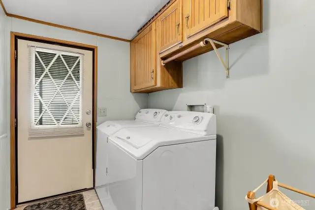 Laundry Room with Washer & Dryer included.