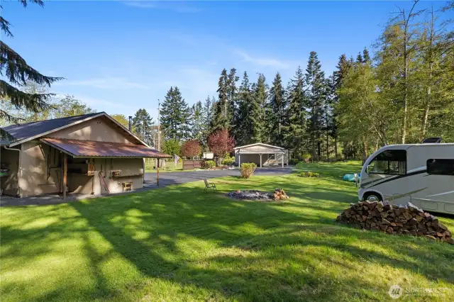 Space for campouts and fires
