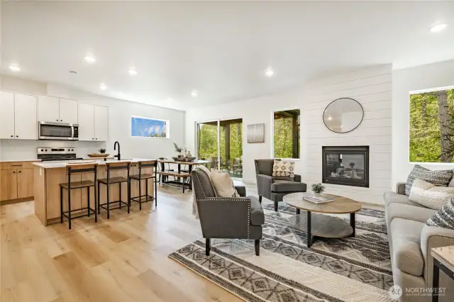 Photos shown are of a similar floor plan previously built in a different neighborhood (The Ridge in Blaine). Finishes and features may vary. Some items pictured reflect buyer-selected upgrades which are not included in the base price and may be added at an additional cost.