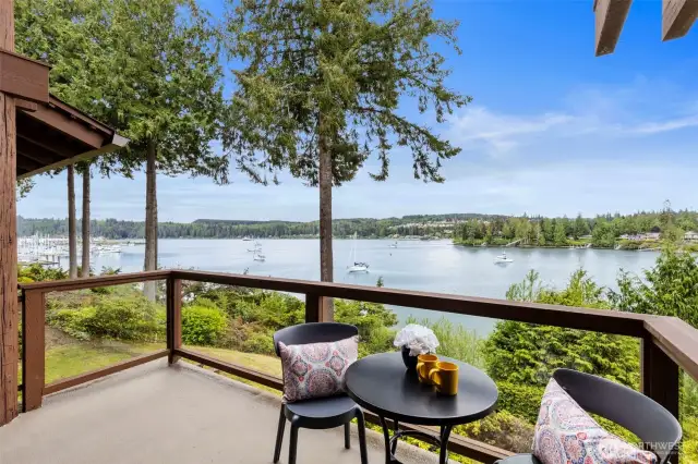 Beautiful Views from your partially covered newer deck!