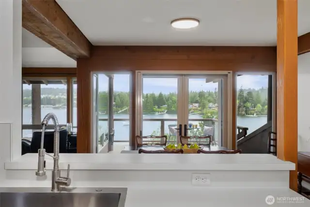 Views from the kitchen!