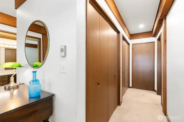 Ample closet space in the primary!