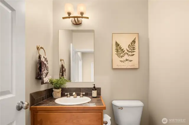 Main floor powder room