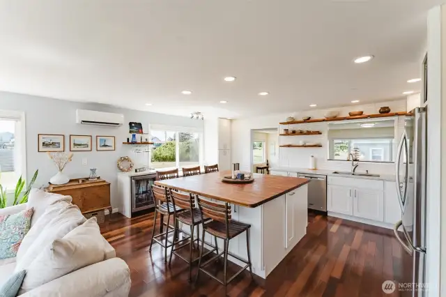 Engineered hardwood floors for warmth and durability