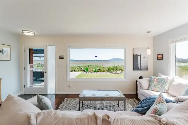 Opens up to your back patio and water beyond