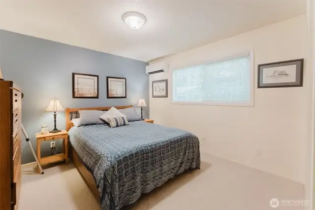 One of two guest bedrooms