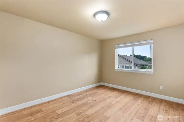 Both bedrooms are generous in size and have super walk in closets.