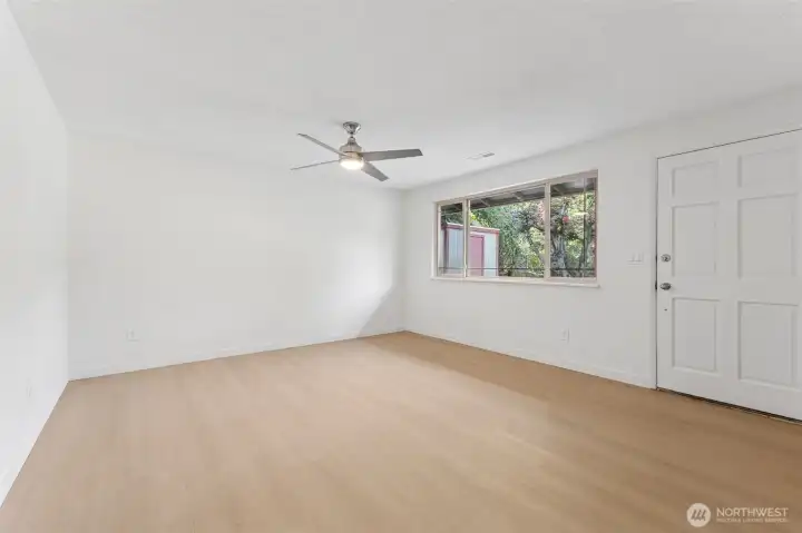 Large living room upon entry!