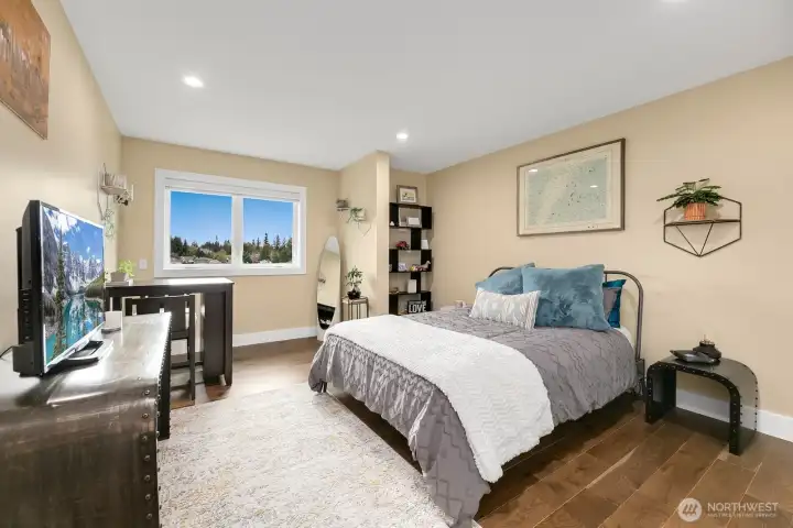 1 of 3 upstairs bedrooms.