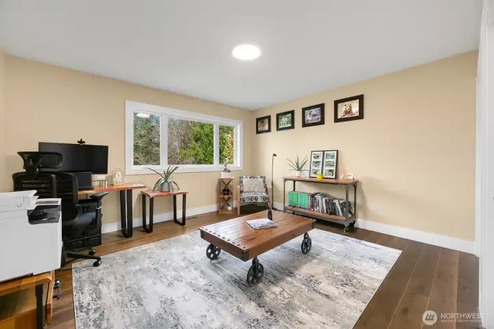 3rd upstairs bedroom currently used as an office.