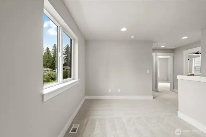 Upstairs Hallway & Loft Space