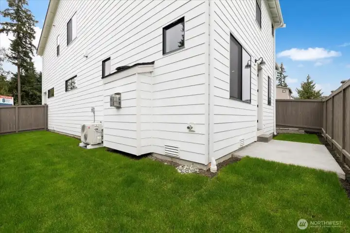 Backyard with Patio