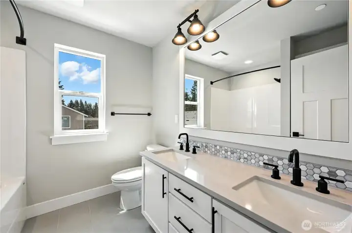 Upstairs Hallway Bathroom