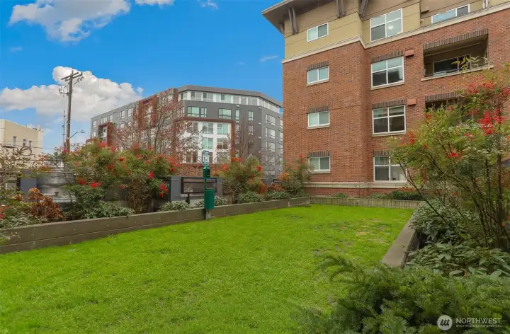 Big dog run is located between the two building and is perfect for all your fury companions.  This is a pet friendly complex.