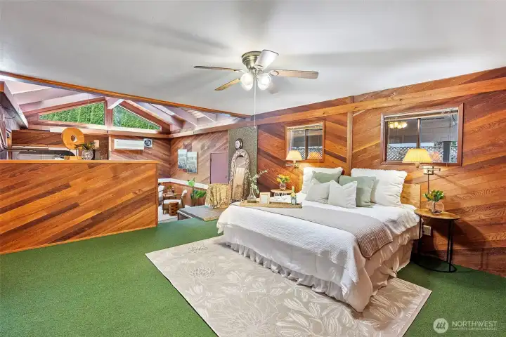 Vaulted ceilings with tons of natural light!