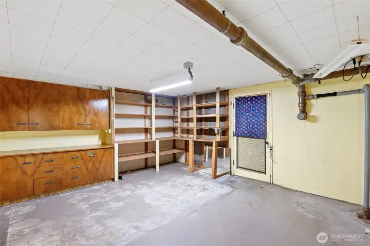 Shop area or crafting space.