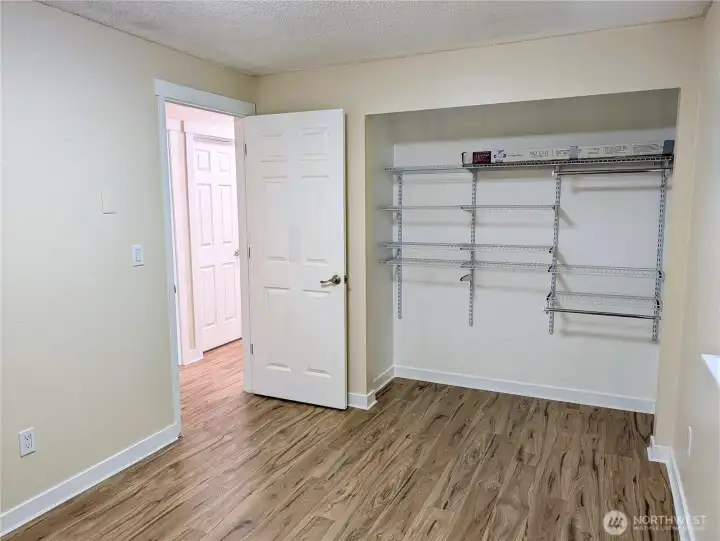 Bedroom 3 with new LVP flooring. #11823 150th St Ct E, Puyallup, WA 98374