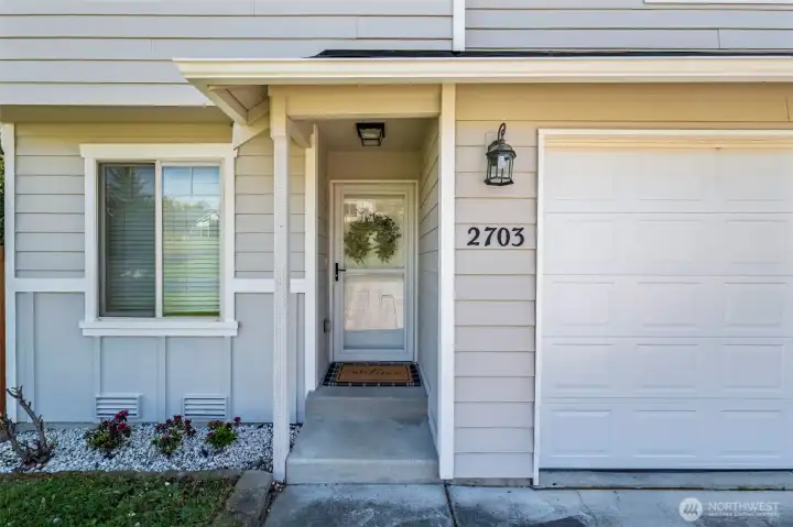 Freshly painted exterior