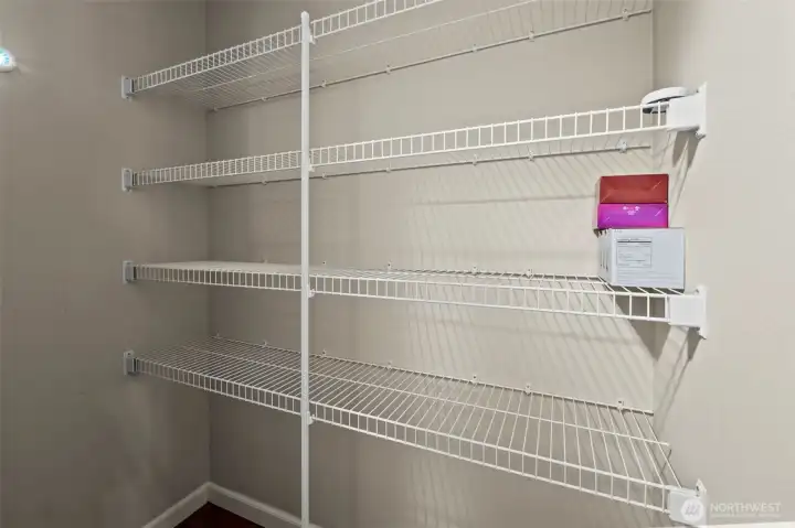 Plenty of pantry space