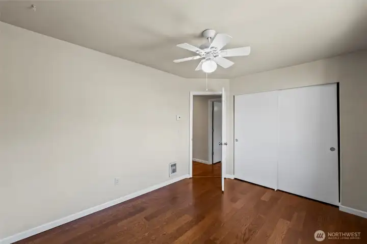 There are two additional generously sized bedrooms