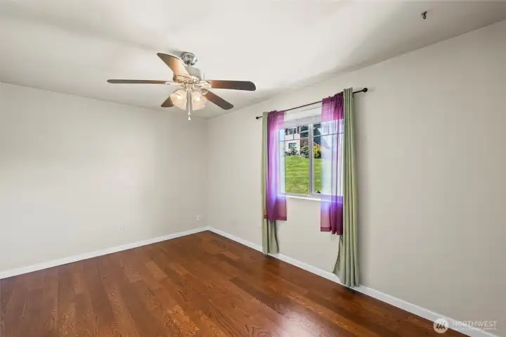 All with hardwood floors and ceiling fans for seasonal comfort