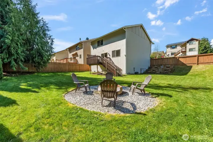 Enjoy campfires in the comfort and peace of your own backyard