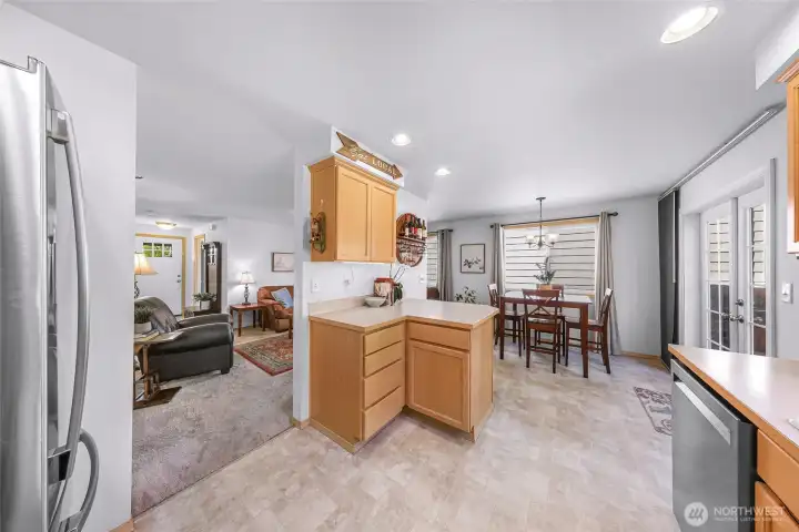 Abundant storage in the kitchen