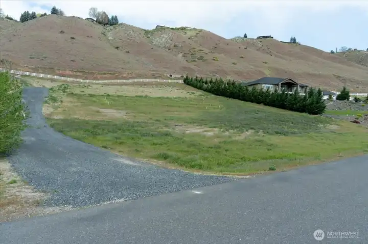 South facing, gently sloping